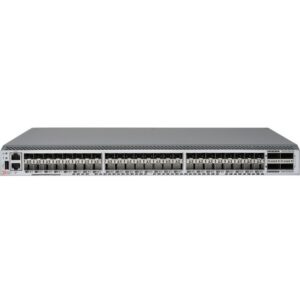 Brocade G620 Switch with 24x 32 Gbps SWL SFP+ transceiver, Front-to-Back Airflow