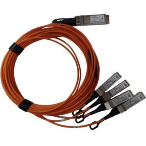 HPE 40GbE QSFP+ to 4x10GbE SFP+ 5m Active Optical Cable